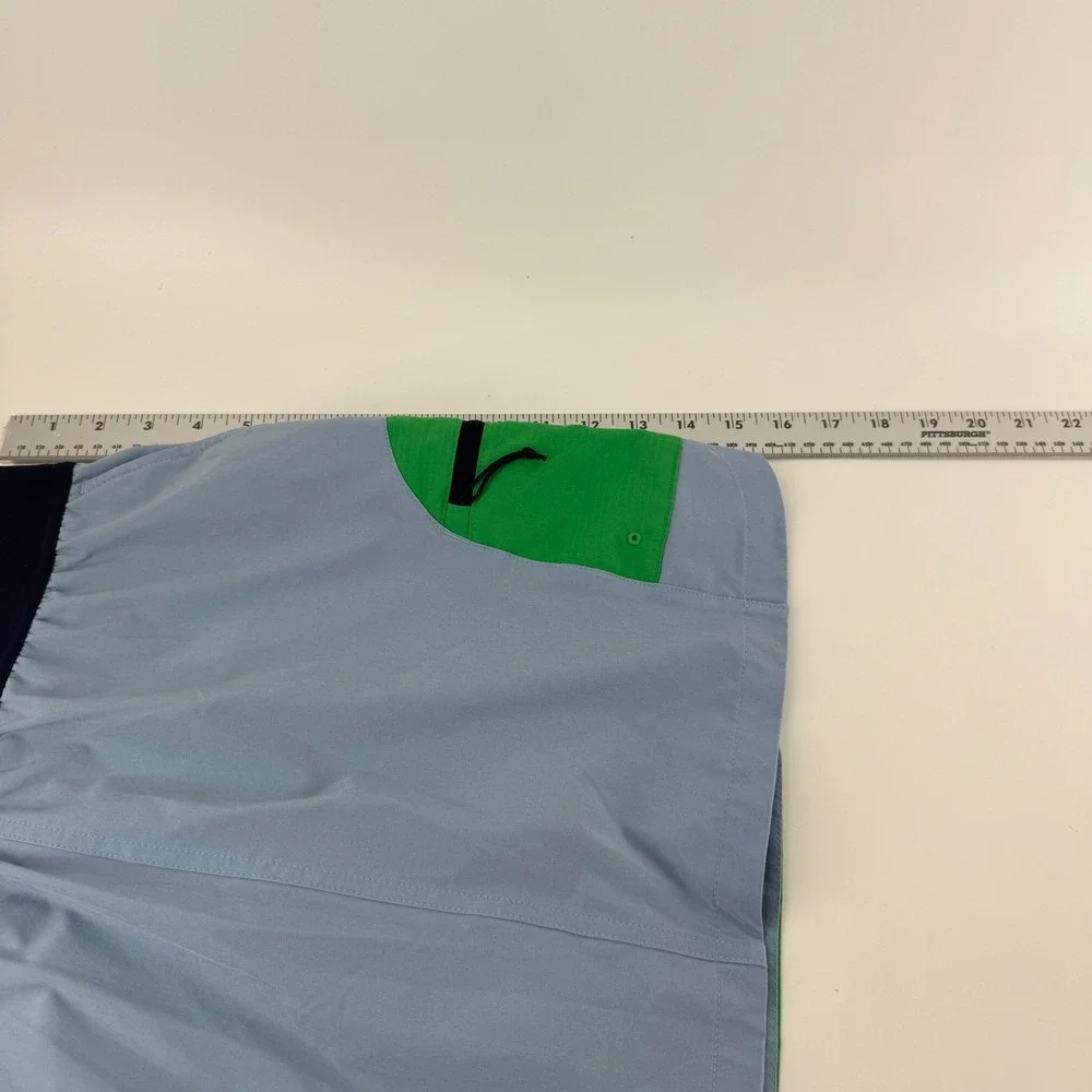 The North Face Womens Blue Green Colorblock Hiking Skort NF0A871Y Large